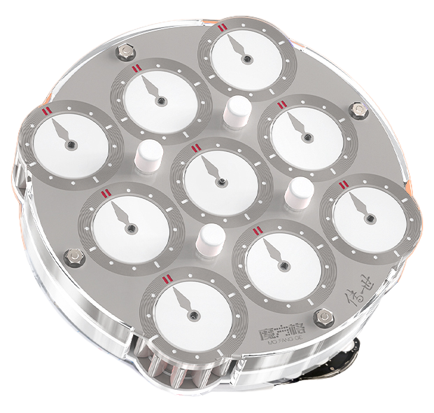 QiYi Magnetic Clock (Grey - Limited Edition) – TheCubicle QiYi Magnetic Clock (Grey - Limited Edition) – TheCubicle