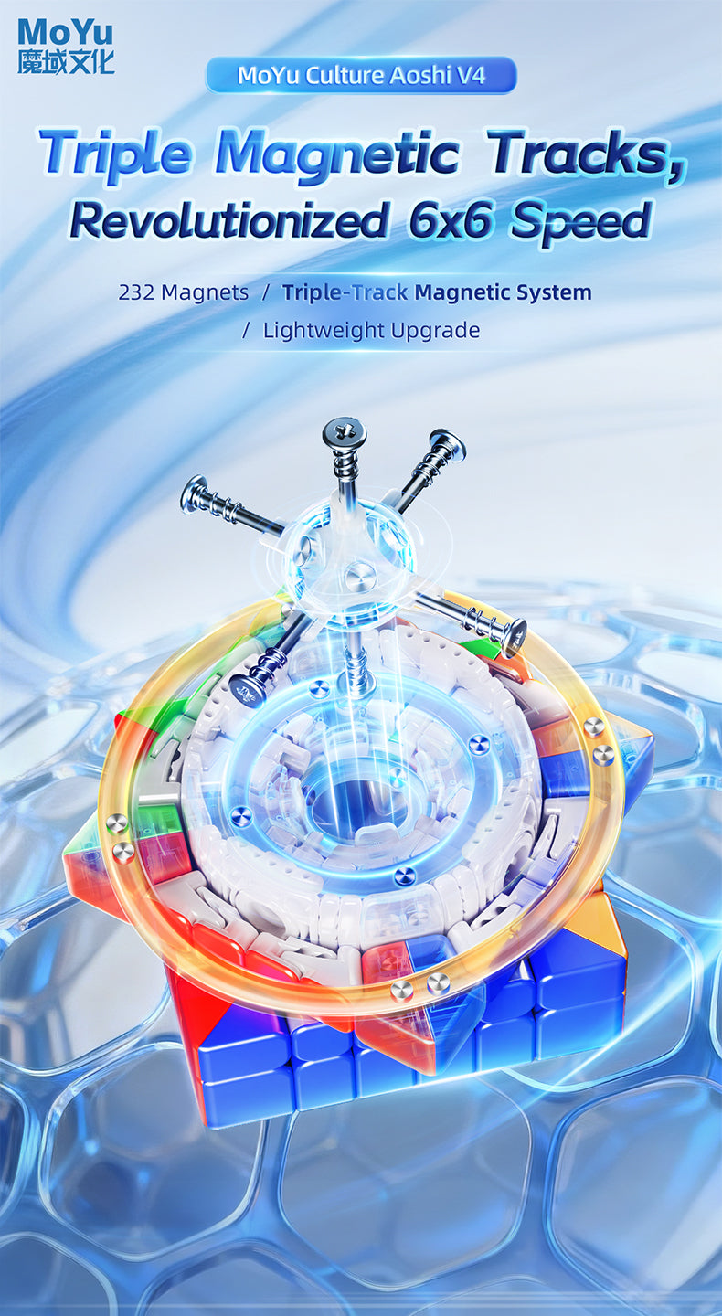 MoYu AoShi V4 6x6 (Triple-Track Magnetic)