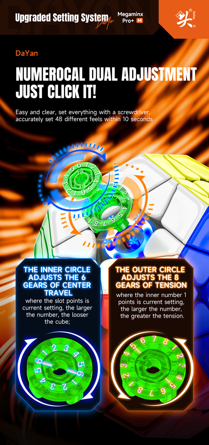 DaYan Megaminx Pro+ (MagLev)