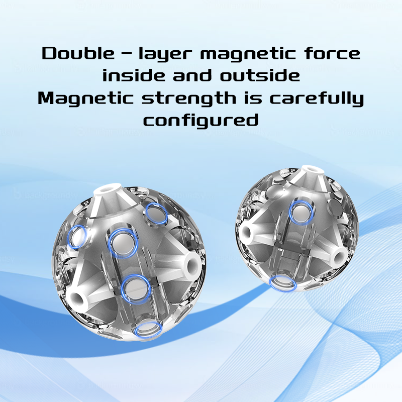 ESCube Air 3x3 (20-Magnet Ball-Core + Transparent Core Edition)