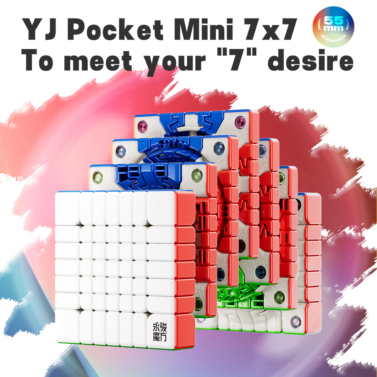YJ Pocket Cube Mini 7x7 (55.5mm + Magnetic)