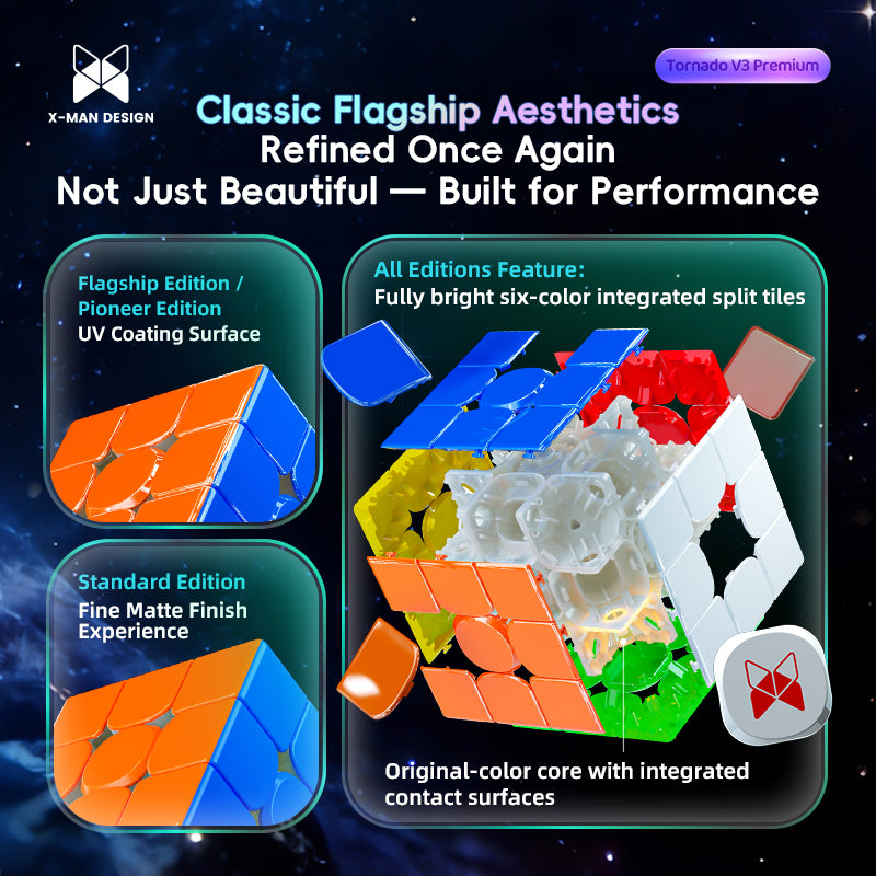 X-Man Tornado V3 3x3 Premium (Flagship UV) [Pre-Order]