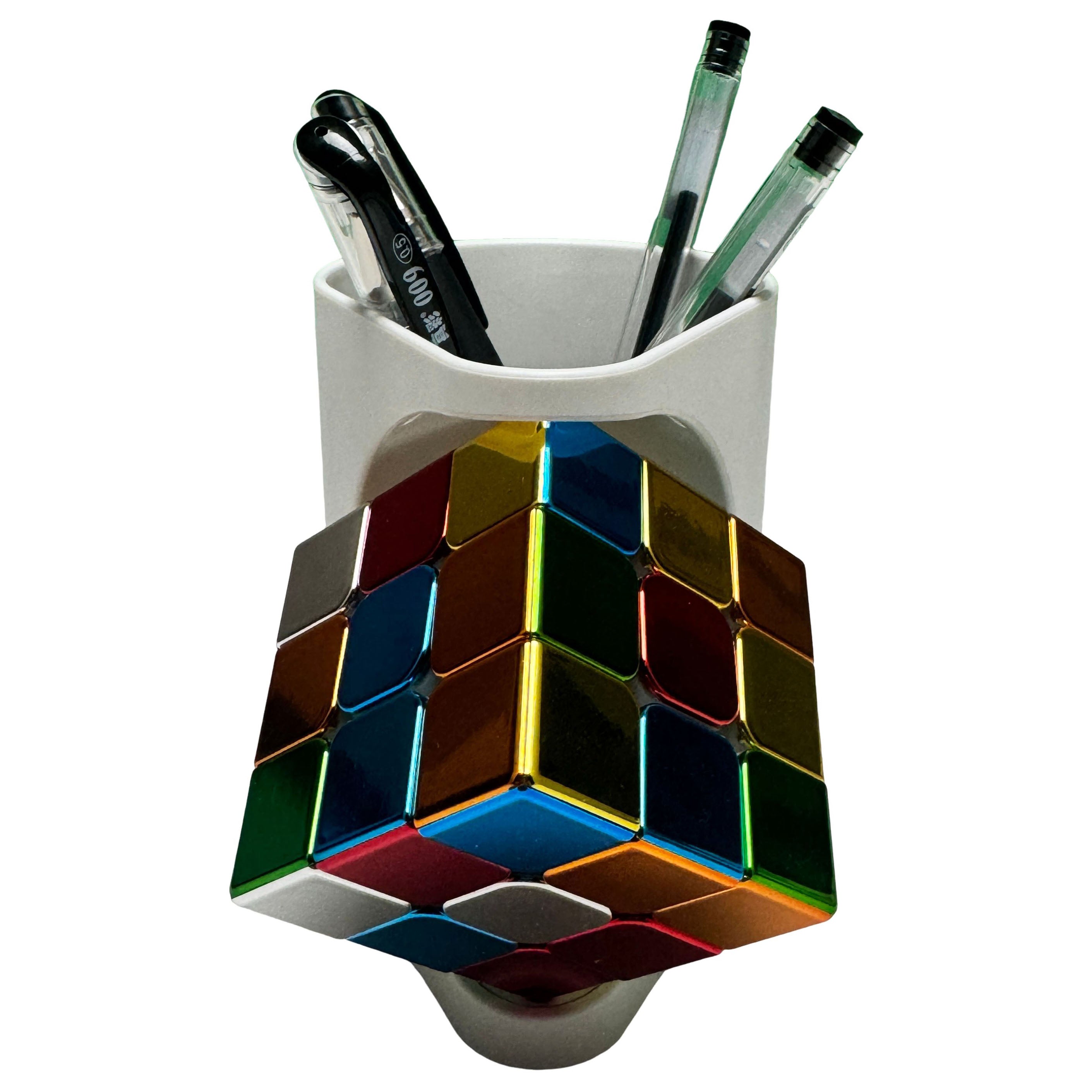 Pen Holder Cube Stand