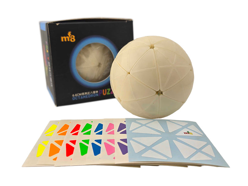 mf8 Rainbow Ball (Hybrid 2x2 + Skewb Mechanism) (DIY Stickers) - Primary