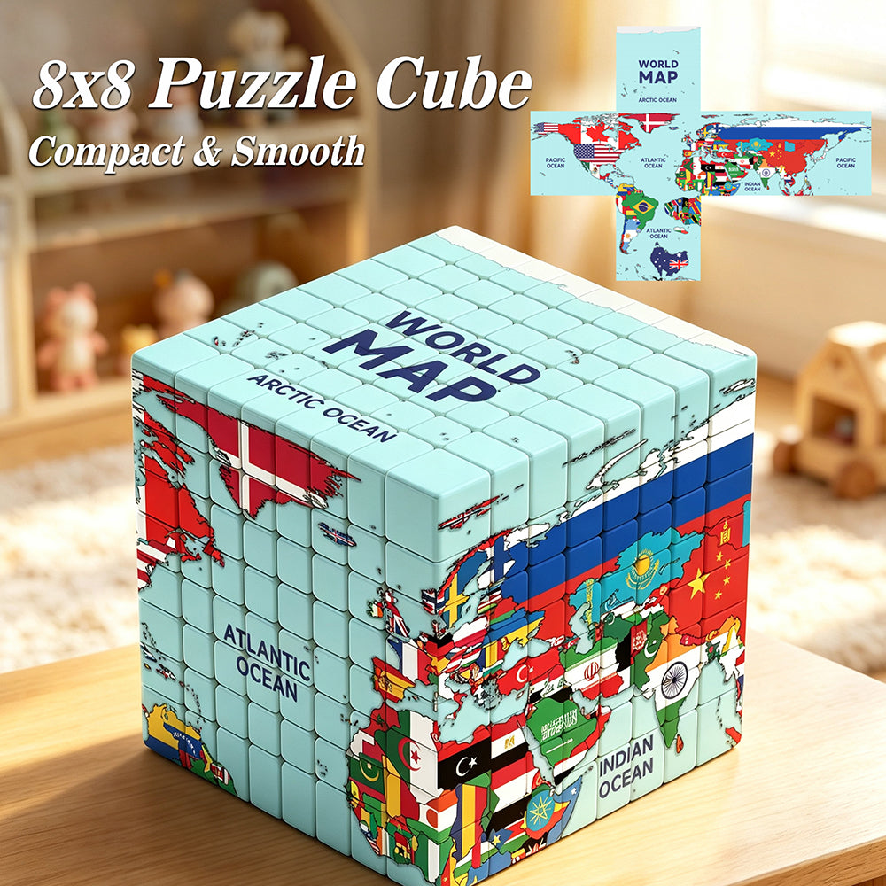 Ziina World Map 8x8 (Flags)