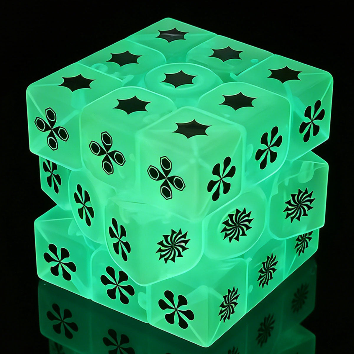 Ziina Flower Cube 3x3 (Glow-in-the-Dark)