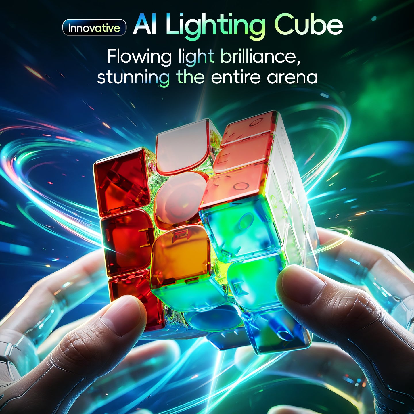 MoYu WeiLong V11 AI 3x3 (Smart Cube, Guided Recovery Edition)