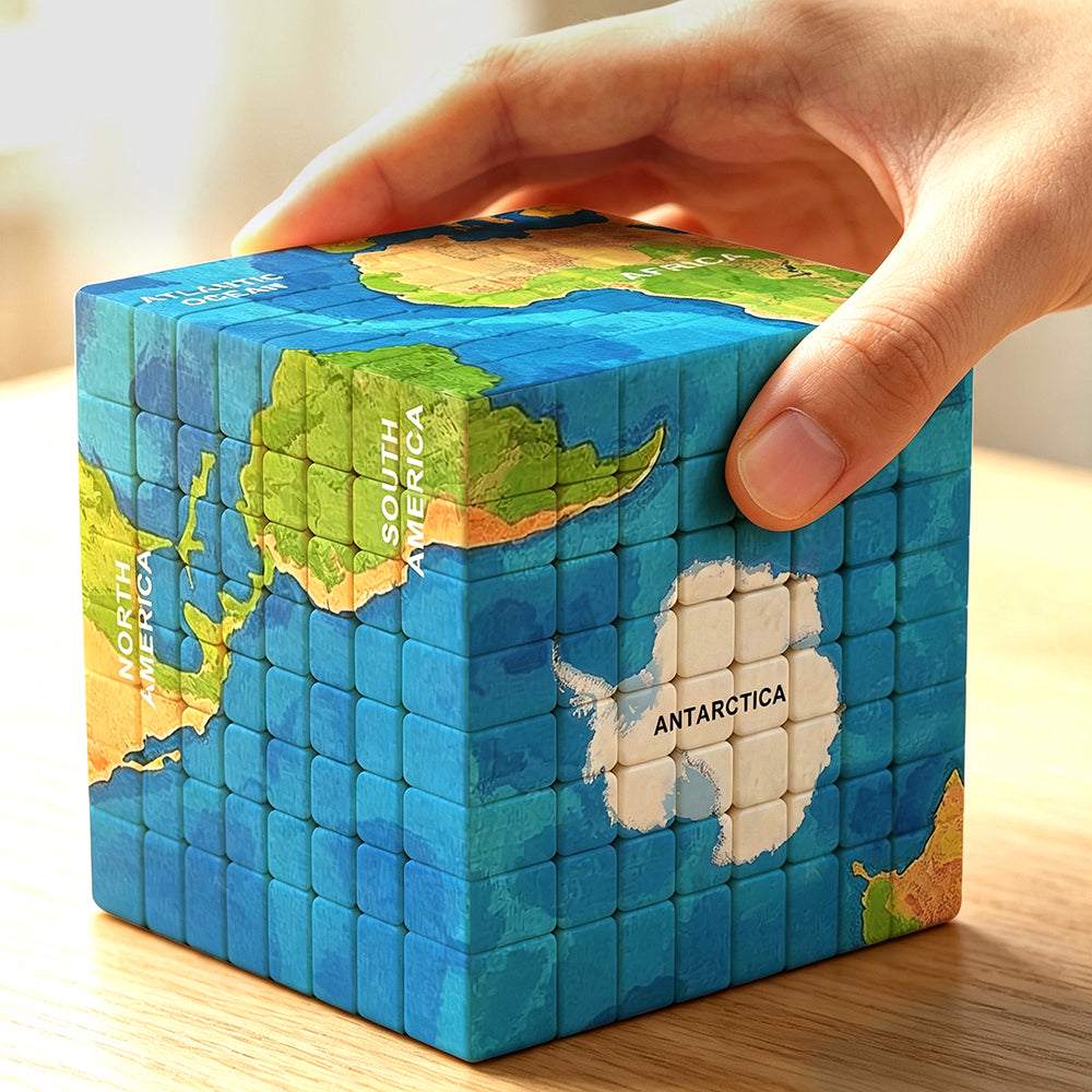 Ziina World Map 8x8 (B)