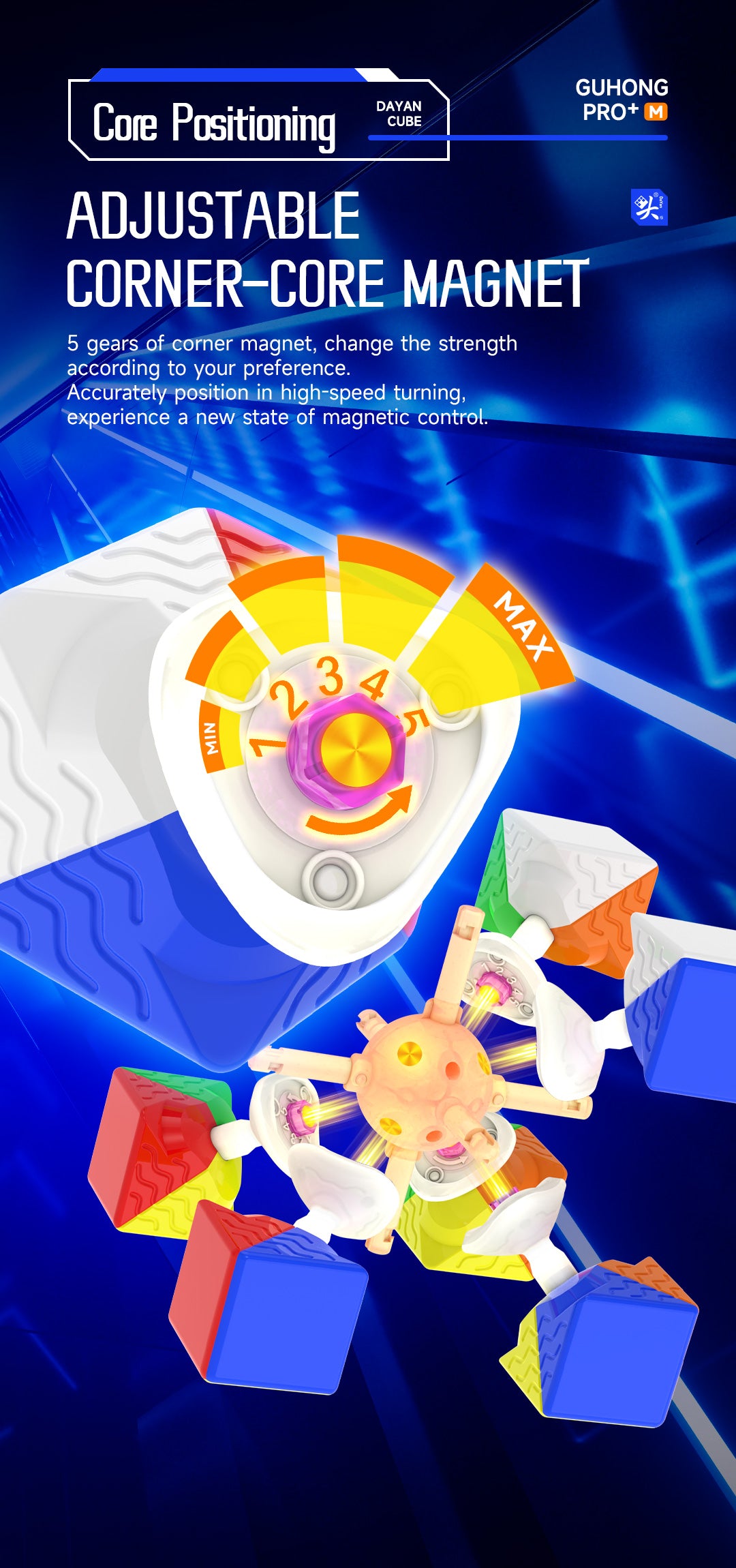 DaYan GuHong Pro+ 3x3 55mm (MagLev)