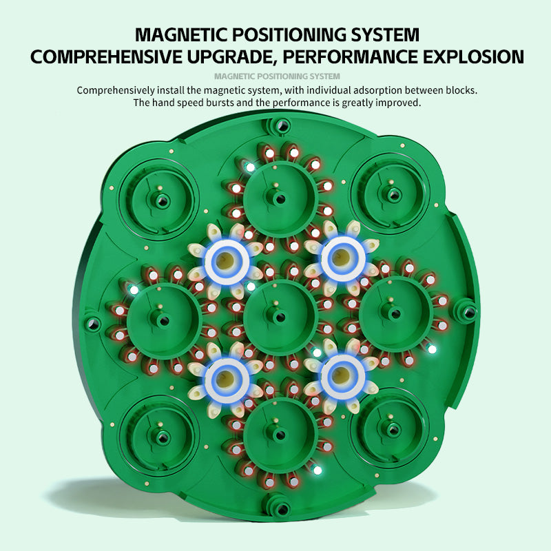 ShengShou Magnetic Clock V2 (Miracle Green Limited Edition)