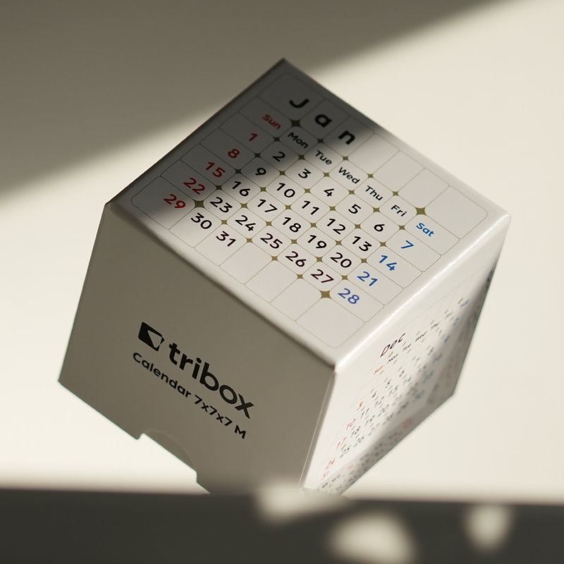ZCube + Tribox Calendar 7x7 (Magnetic)