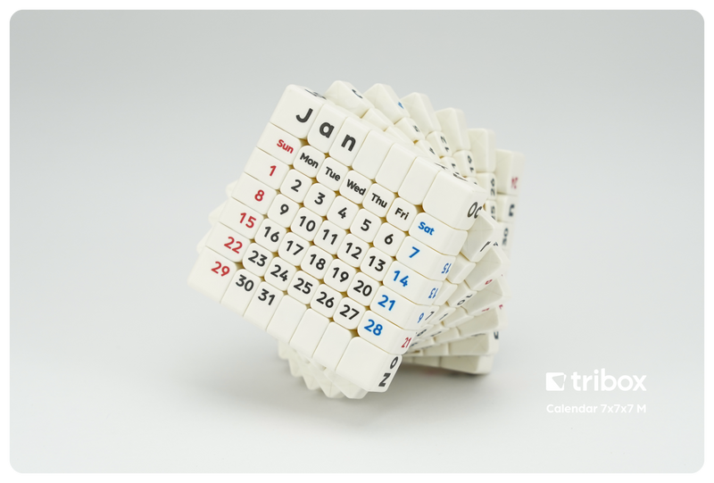 ZCube + Tribox Calendar 7x7 (Magnetic)
