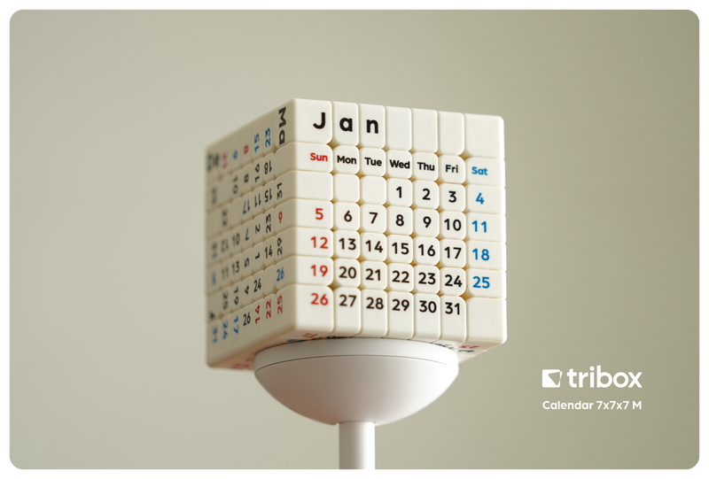 ZCube + Tribox Calendar 7x7 (Magnetic)