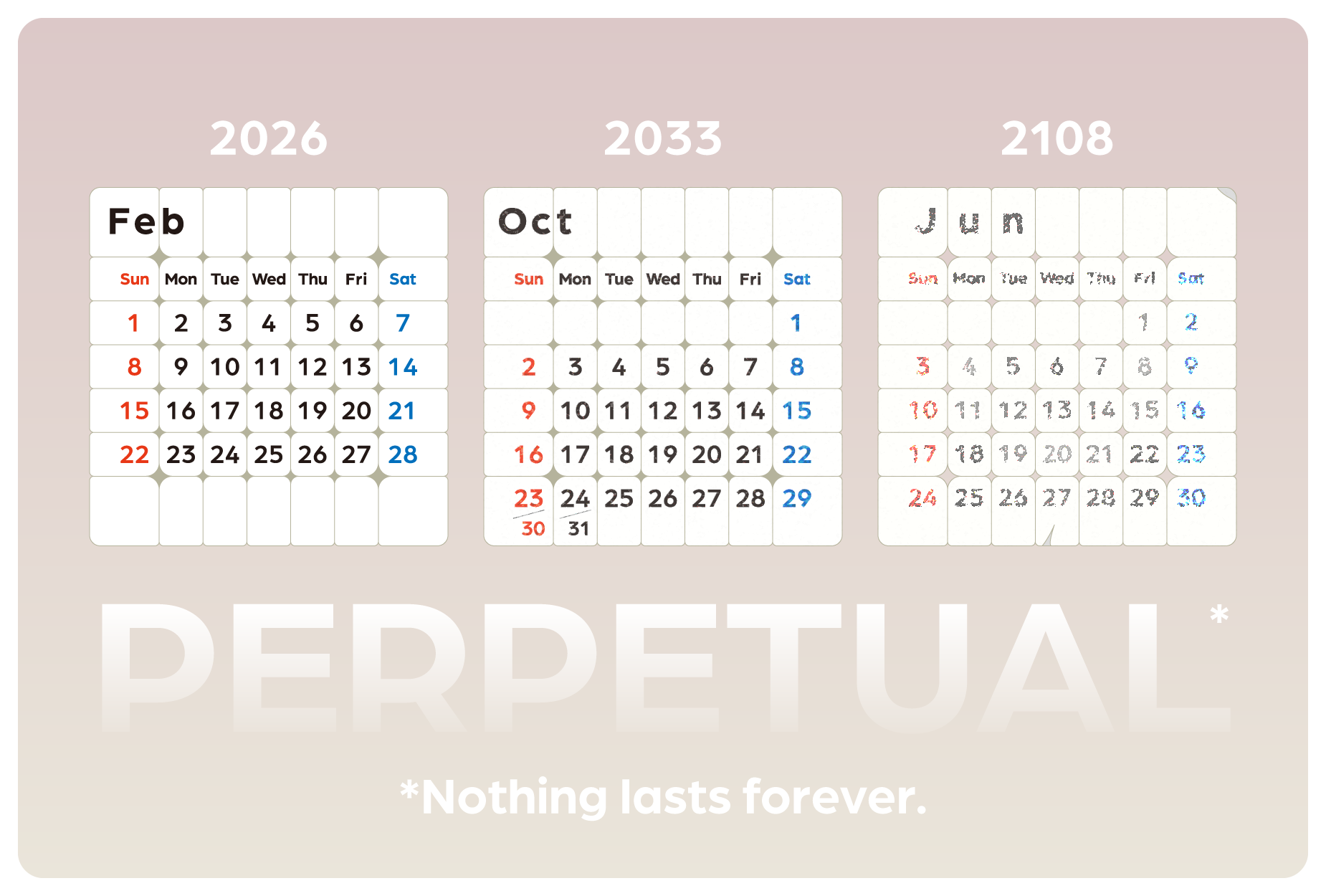 ZCube + Tribox Calendar 7x7 (Magnetic)