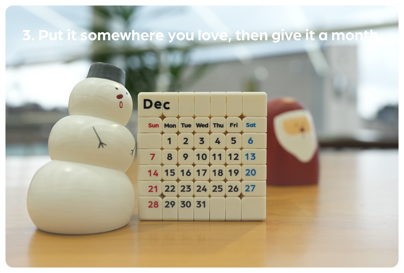 ZCube + Tribox Calendar 7x7 (Magnetic)