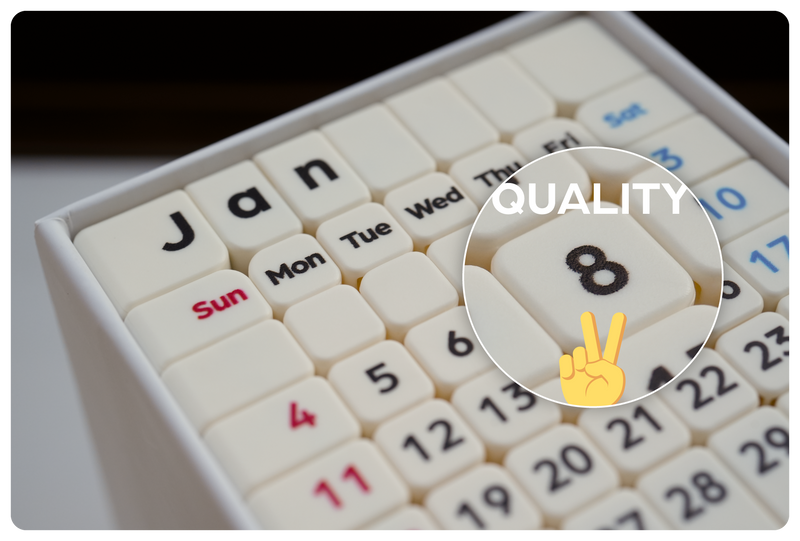 ZCube + Tribox Calendar 7x7 (Magnetic)