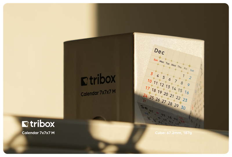 ZCube + Tribox Calendar 7x7 (Magnetic)