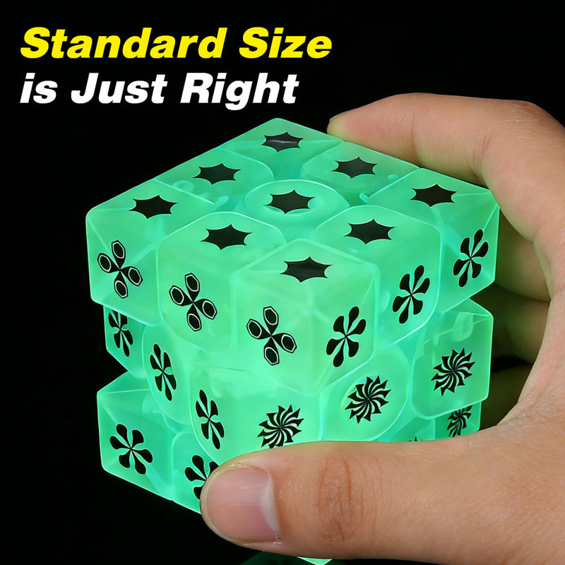 Ziina Flower Cube 3x3 (Glow-in-the-Dark)
