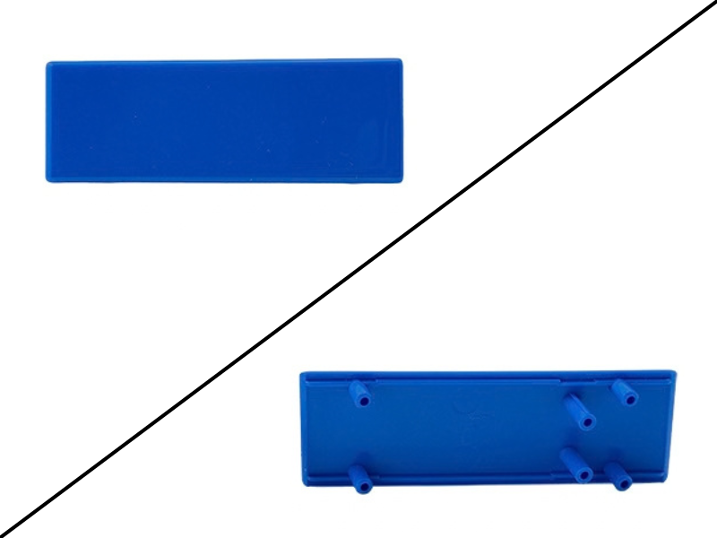 Blank Cap for GAN Square-1 (UV Coated) - Blue