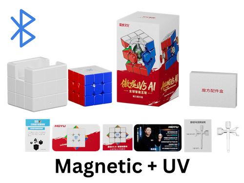MoYu AoLong V5 AI 3x3 (Smart Cube, Magnetic + UV) - Stickerless