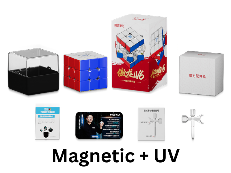MoYu AoLong V6 3x3 (Magnetic + UV) - Stickerless