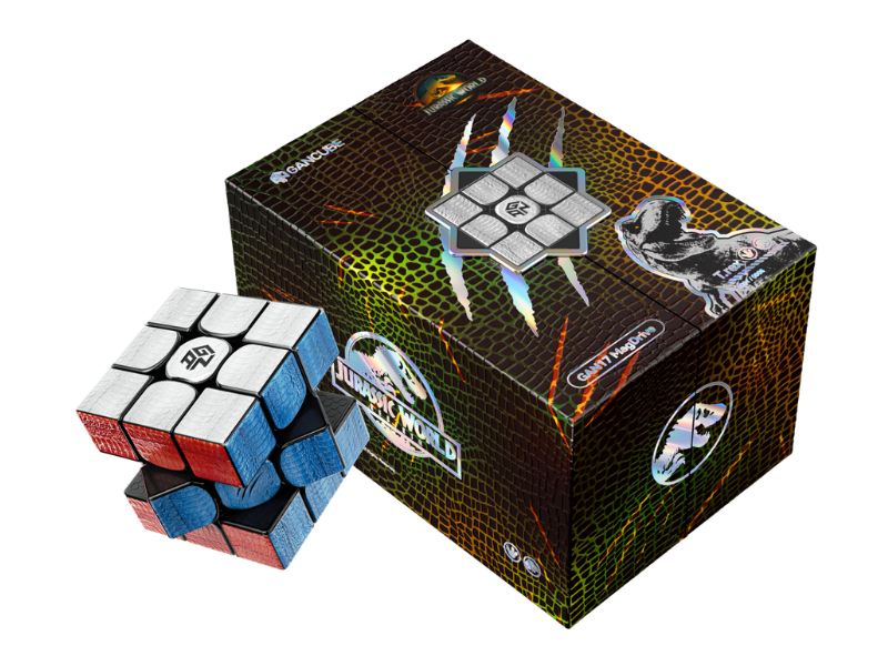 GAN17 MagDrive 3x3 (Jurassic World Edition) - Stickerless