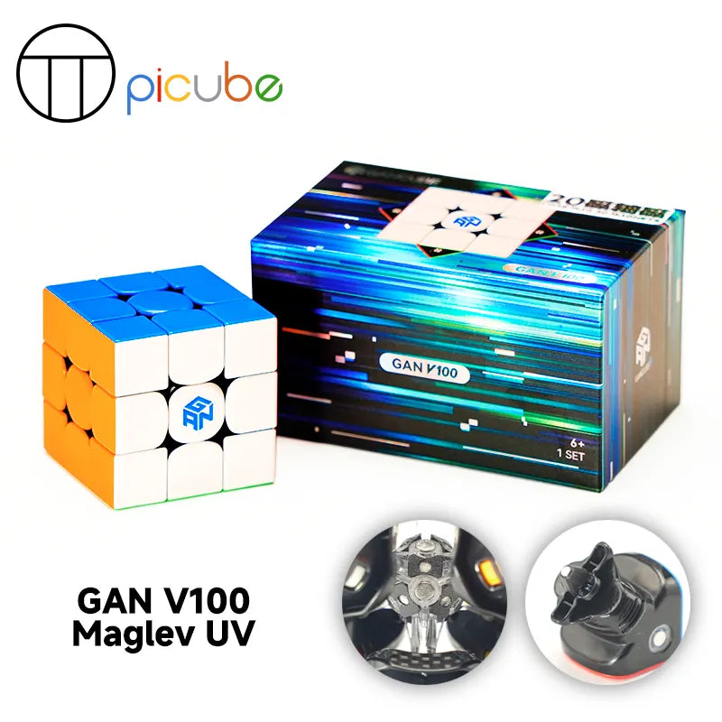 GAN V100 MagLev UV 3x3 (PiCube 20-Magnet Ball-Core Mod)