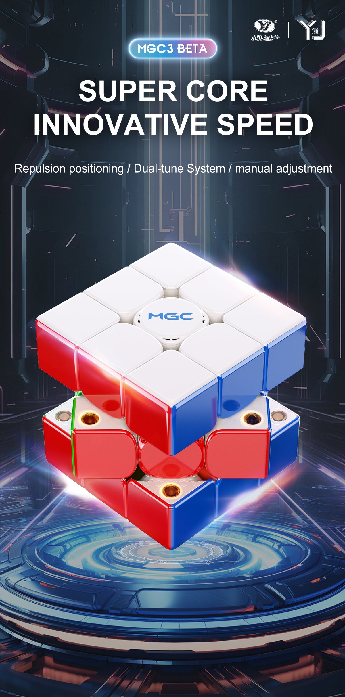 YJ MGC3 Beta 3x3 Aero (MagLev + UV)