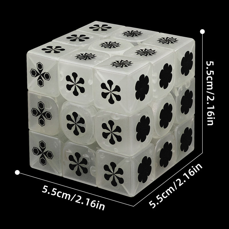 Ziina Flower Cube 3x3 (Glow-in-the-Dark)