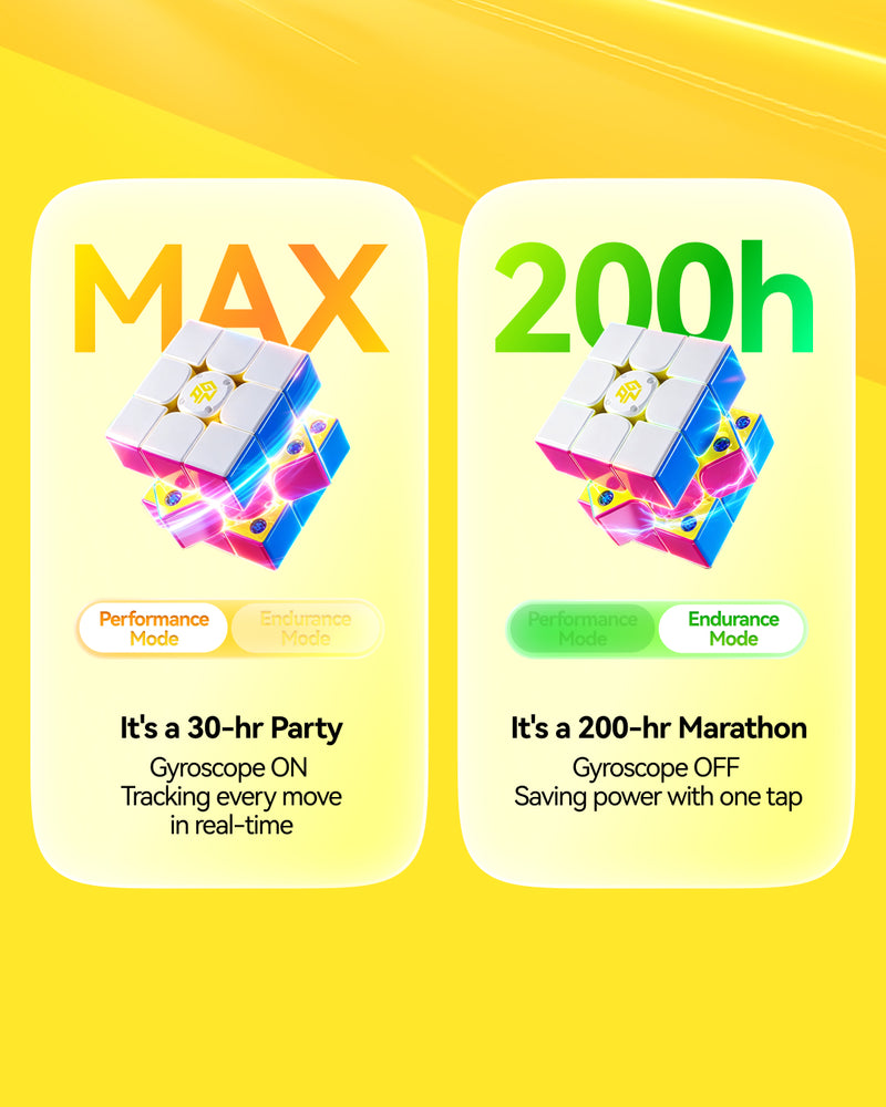 GAN i4 MagLev Frosted 3x3 (Minions Edition, Smart Cube)