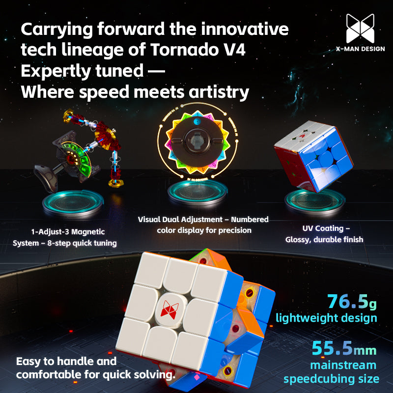 X-Man Tornado V4 AI 3x3 UV (with Power Bank)