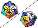 AJ Clover Icosahedron (12-Color) - Black