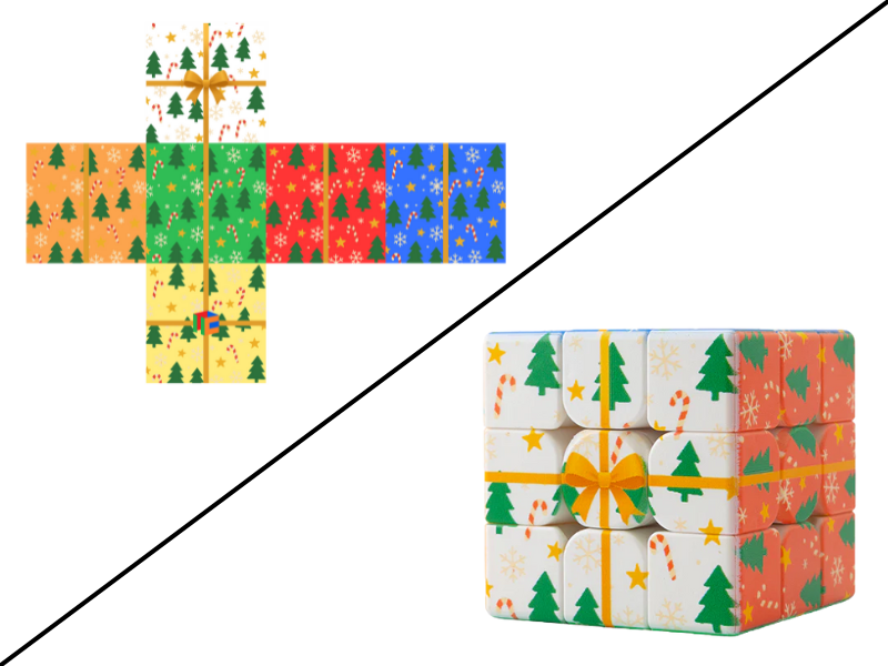 Cubicle Christmas Present Cube 3x3 (2025)