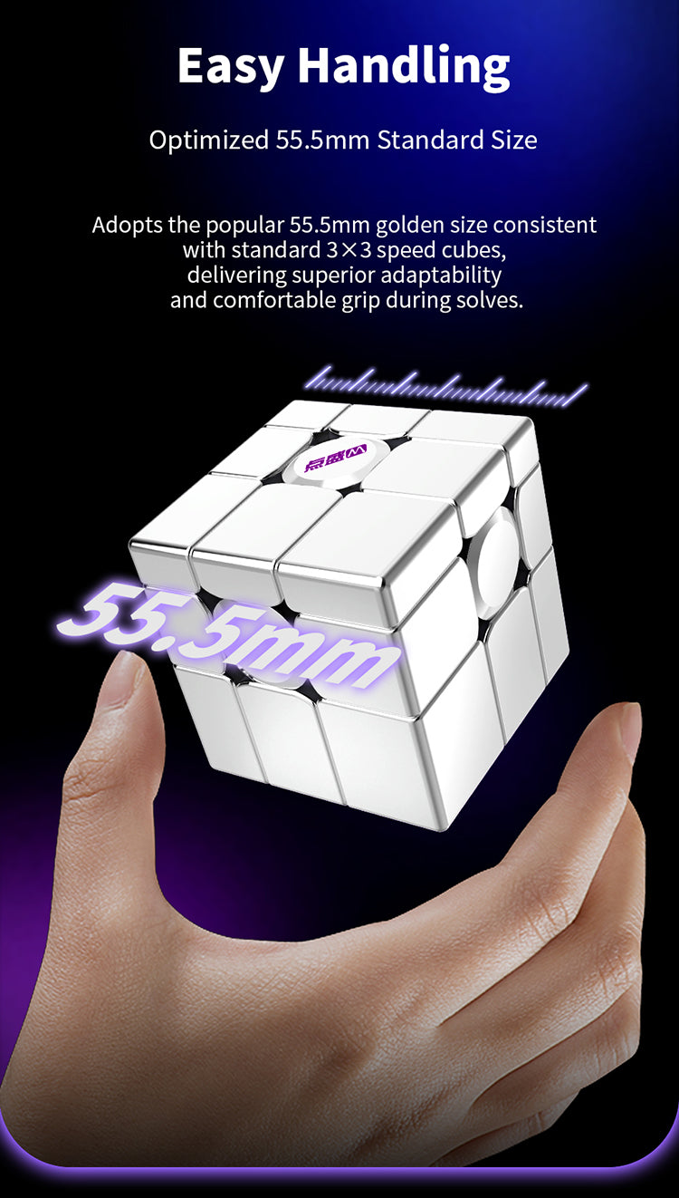 DianSheng Galaxy Mirror 3x3 (Magnetic + Ball-Core, Electroplated)