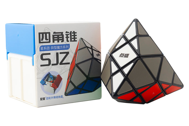 DianSheng 3x3 4-Corner Hexagonal Dipyramid V2 (Tiled) - Black