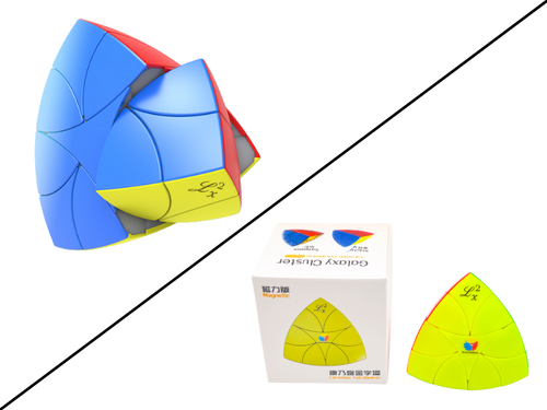 DianSheng Galaxy Carnation Tetrahedron (Magnetic) - Stickerless