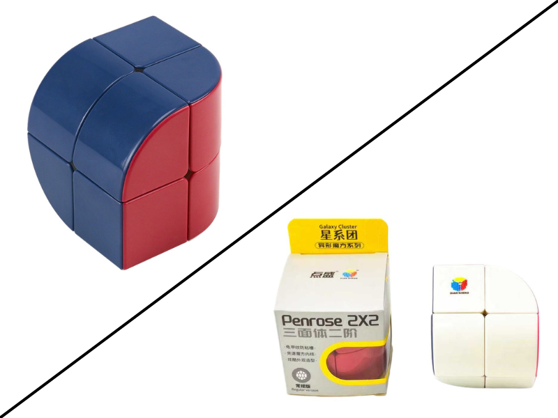 DianSheng Galaxy Penrose 2x2 - Stickerless (Dark)