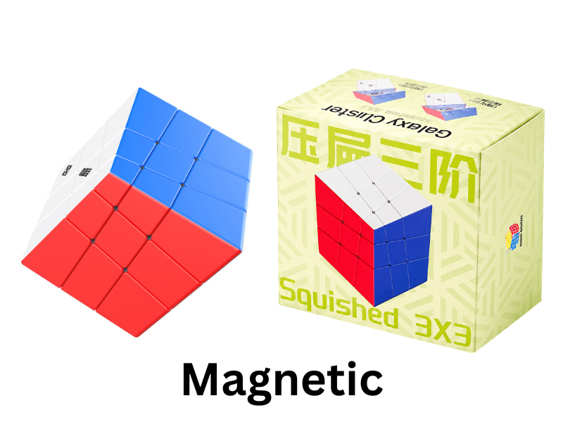 DianSheng Magnetic Squished 3x3 - Stickerless