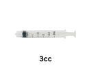 Empty Lube Syringe - 3cc