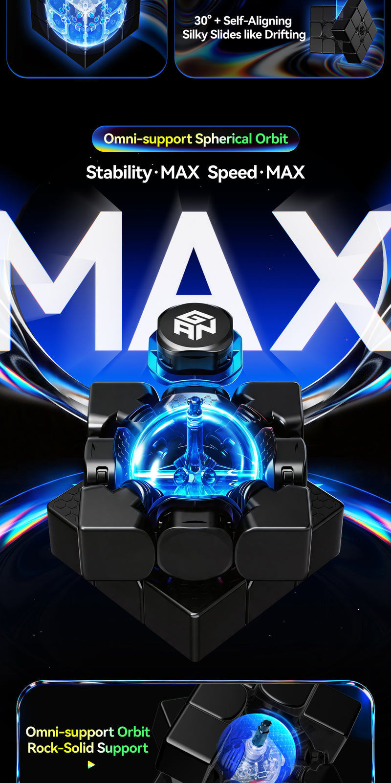 GAN16 ui MagLev MAX UV 3x3 (Smart Cube)