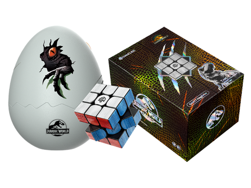 GAN17 MagDrive 3x3 (Jurassic World Edition, Dinosaur Egg Case)