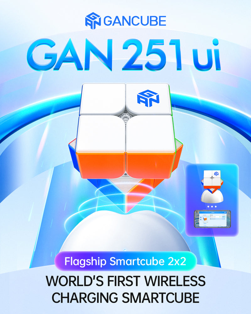 GAN251 ui 2x2 (Smart Cube + UV) [Pre-Order]