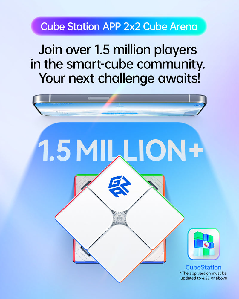 GAN251 ui 2x2 (Smart Cube + UV) [Pre-Order]