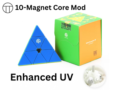 GAN Pyraminx M Enhanced UV (PiCube 10-Magnet Core Mod)