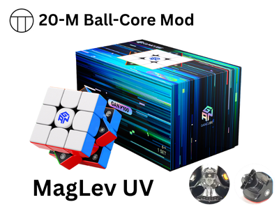 GAN V100 MagLev UV 3x3 (PiCube 20-Magnet Ball-Core Mod)