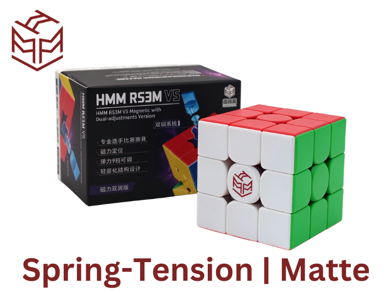 MoYu RS3 M V5 3x3 (Spring-Tension + Matte HMM SE)