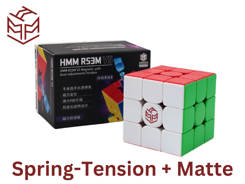 MoYu RS3 M V5 3x3 (Spring-Tension + Matte HMM SE)