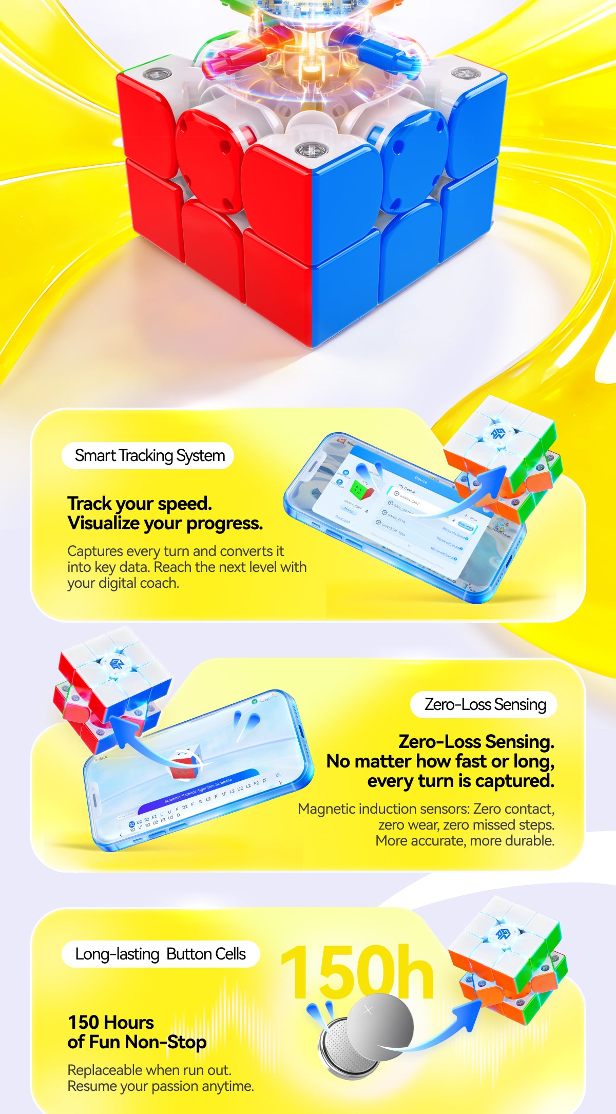 GAN356 i Carry 4 3x3 (Frosted)