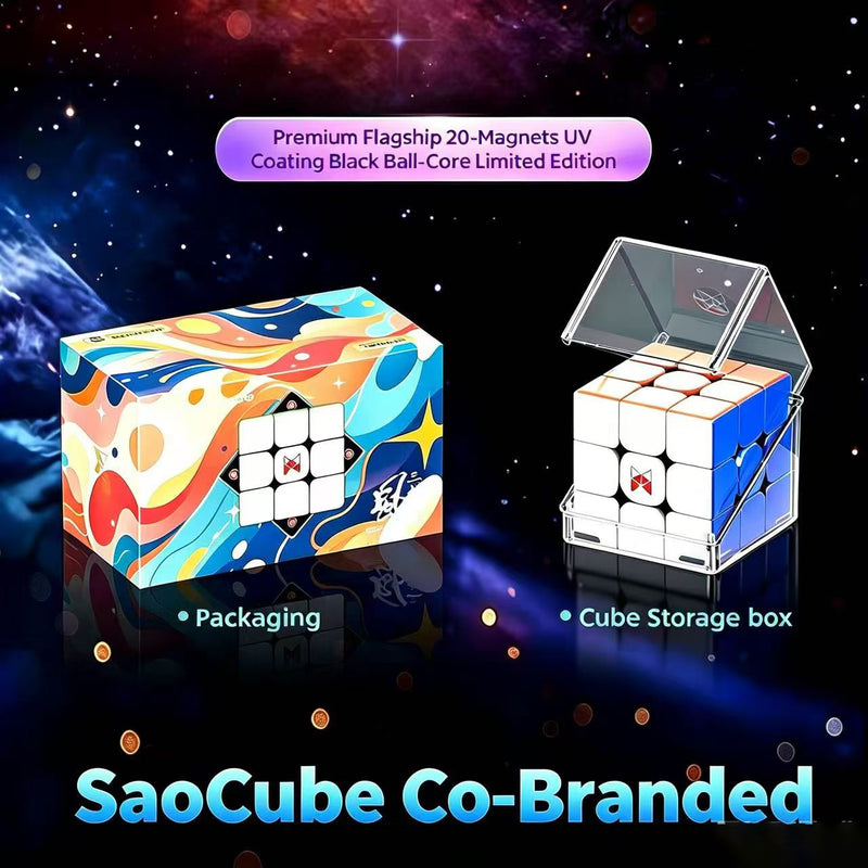 X-Man Tornado V3 3x3 Premium (Flagship UV + 20-M Ball-Core SAOCube SE)