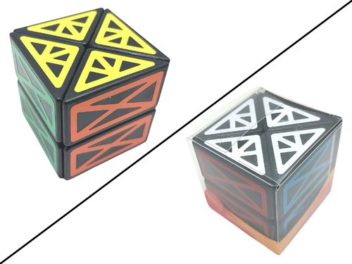 Lee 2x2 Fisher Cube (Hollow Stickers) - Black